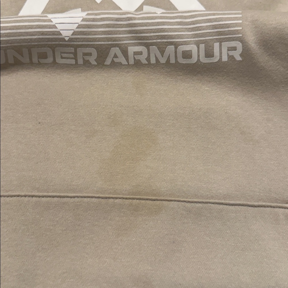 Under Armour Men's Beige Hoodie Sweater - Picture 5 of 5